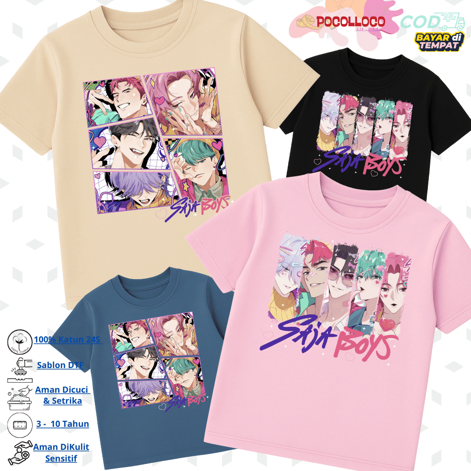 KATUN Kpop Demon Hunter เสื้อยืดเด็ก / Huntrix / Soda Pop / เฉพาะเด็กแขนสั้นเสื้อยืดเด็กผ้าฝ้ายหวี 2