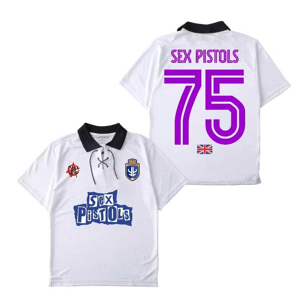 เสื้อยืด Getooxs - เสื้อ Retro Sexx Pistolss75 - เสื้อยืดวง Jersey Retro Milano