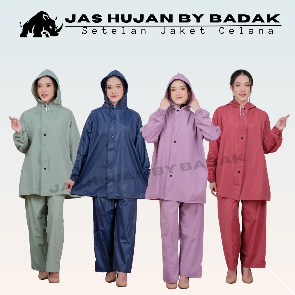 ชุดกันฝน BY ASM, THICK PVC MATERIAL, TEAR-RESISTANT/PVC RUBBER RAINCOAT