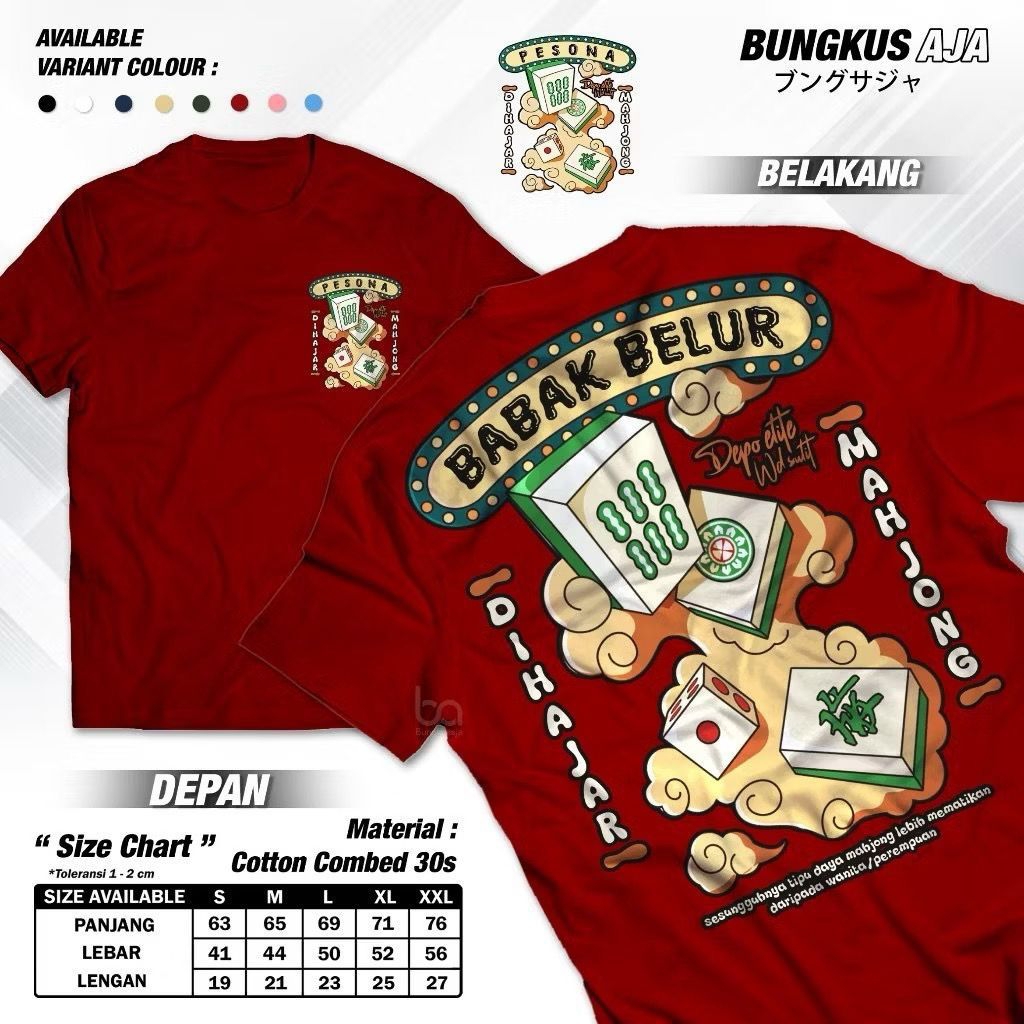 Mahjong Ways 2 Babak Belur Diajar Mahjong T-Shirt - Mahjong Majong PG Soft Maxwin Pragmatic Play Slo