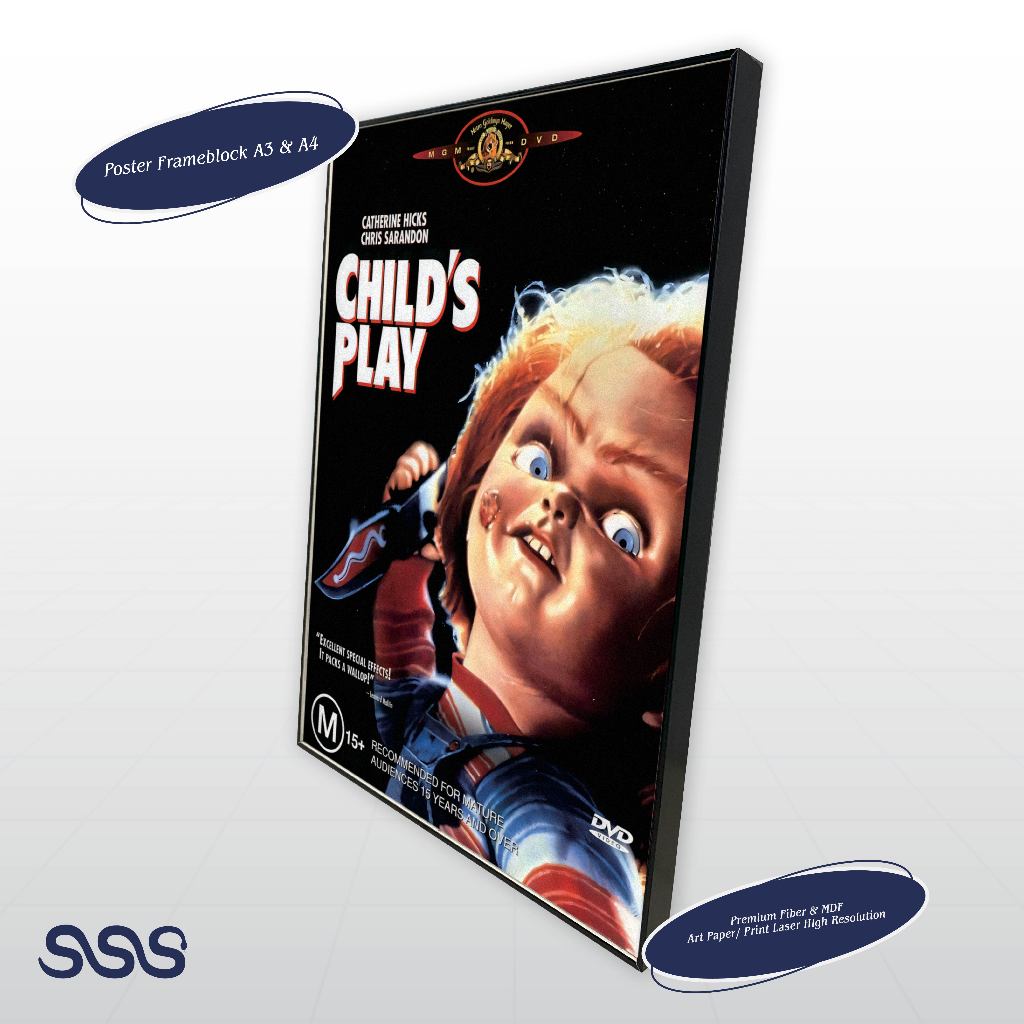 CHUCKY POSTER / MOVIE POSTER / FRAMEBLOCK POSTER 496