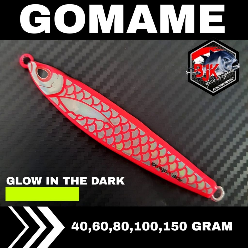 METAL JIG GOMAME SCALES 40g ถึง 100g GID UV FISHING BAIT BJK