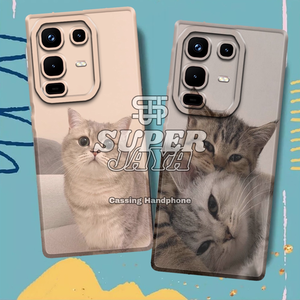 CASE PRO CAMERA QW5 CAT MOTIF สําหรับ INFINIX NOTE 50 INFINIX NOTE 50s ใหม่ล่าสุด - SUPER JAYA HP CA