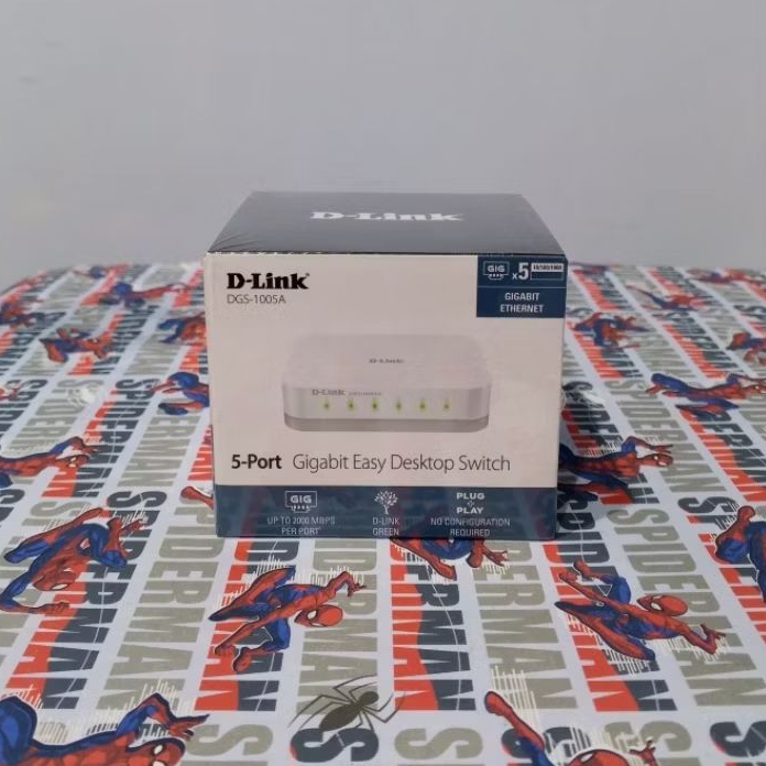 D-LINK DGS-1005A Switch Hub Gigabit 5-Port DLINK DGS1005A 5 พอร์ต