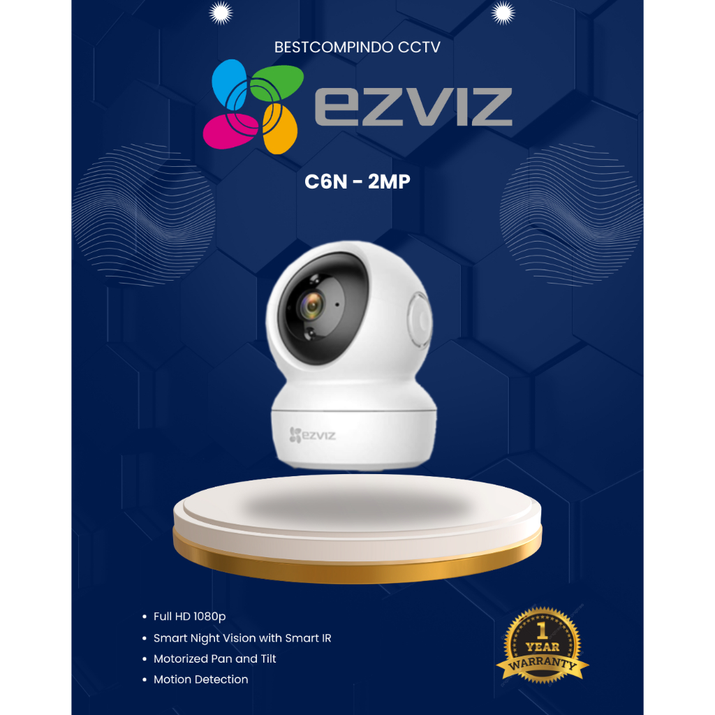 EZVIZ C6N ไร้สาย IPCAM 1080P 2MP - C6N | กล้องวงจรปิด EZVIZ | กล้องเด็ก EZVIZ