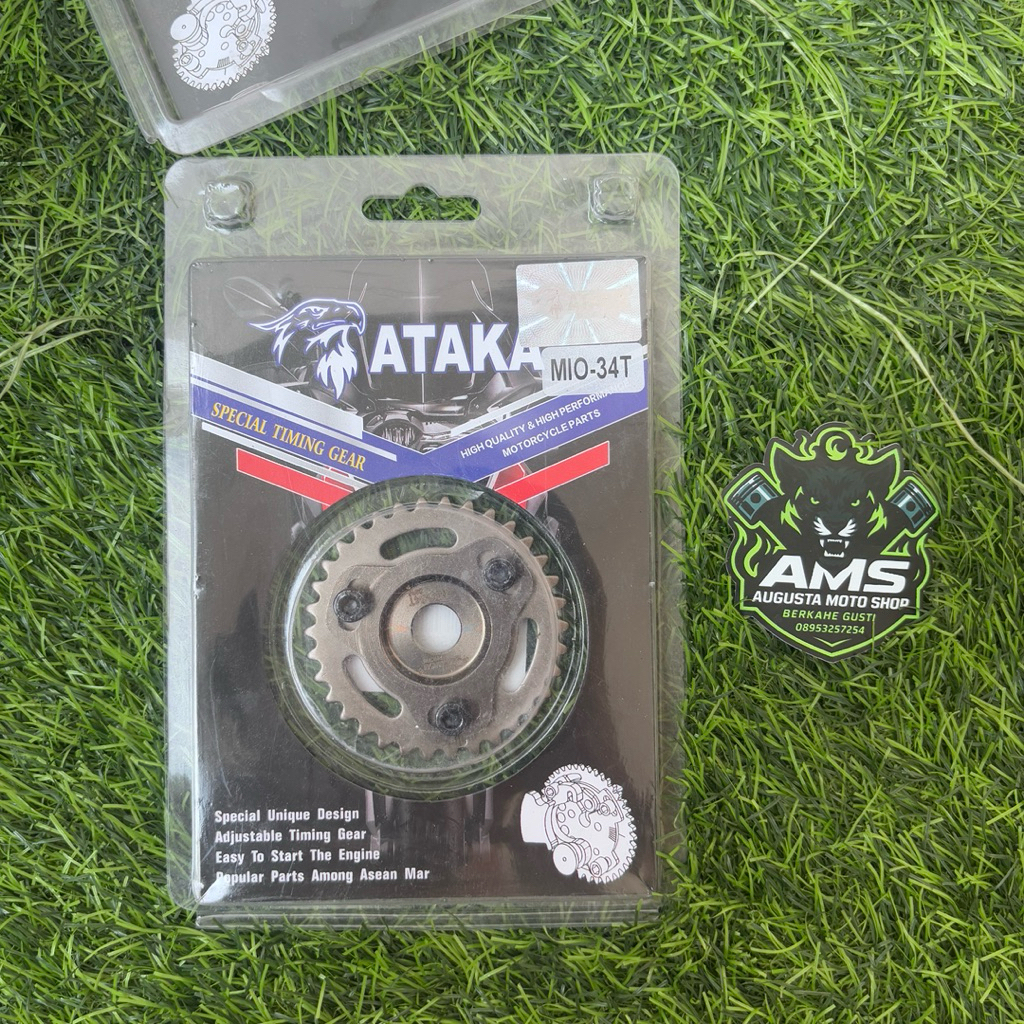 เกียร์ไทม์มิ่ง Mio Ataka 34T เกียร์ไทม์มิ่งแบบปรับได้ Ataka