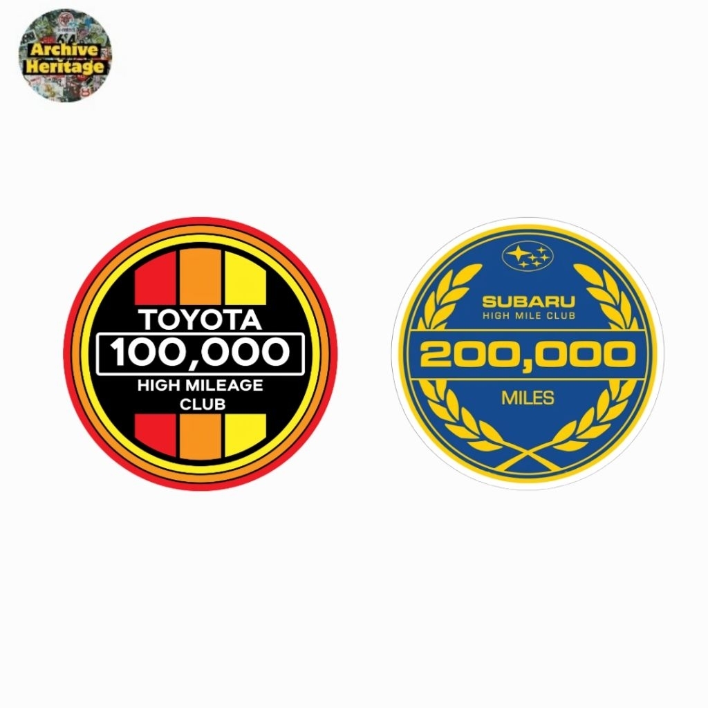 SUBARU โตโยต้า ซูบารุ สติ๊กเกอร์ยานยนต์สโมสรอ่อนสูง สติ๊กเกอร์ jdm