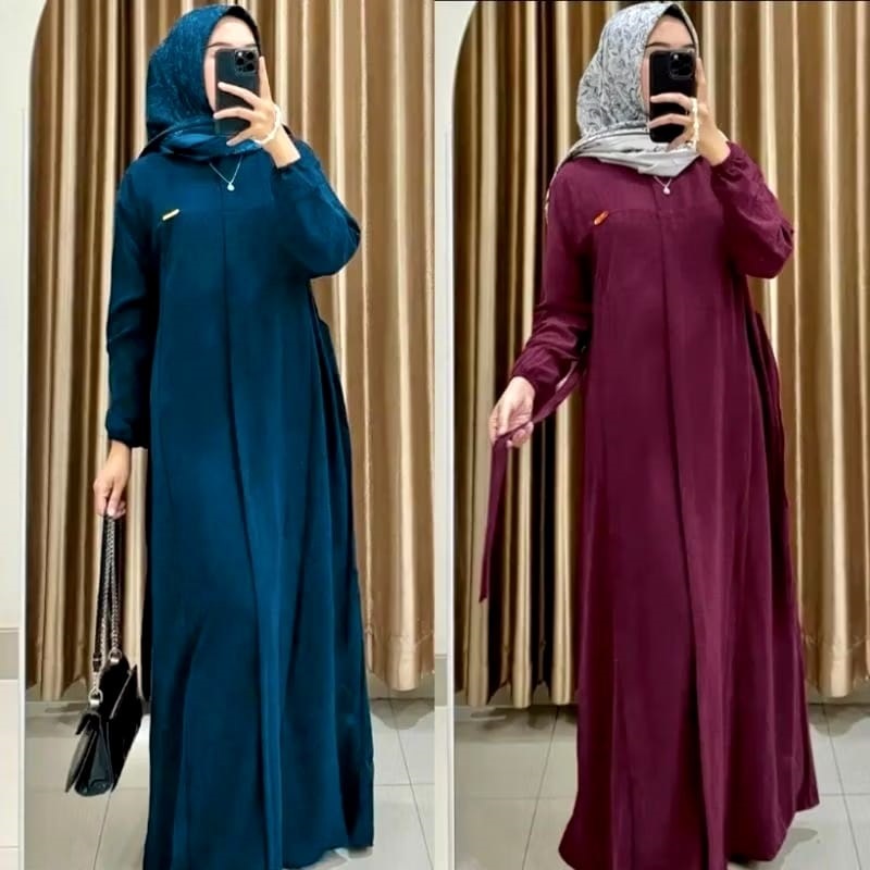 Gamis Lebara 2026 คําเชิญผู้หญิงหรูหราBju Moslemผู้ใหญ่ผู้หญิงGmisวัยรุ่นGas Gamos Longdressล่าสุดอิ