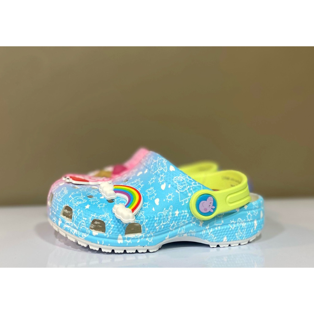CROCS PEPPA PIG KIDS ORIGINAL (แถมจิ๊บบิท + กระเป๋า crocs)