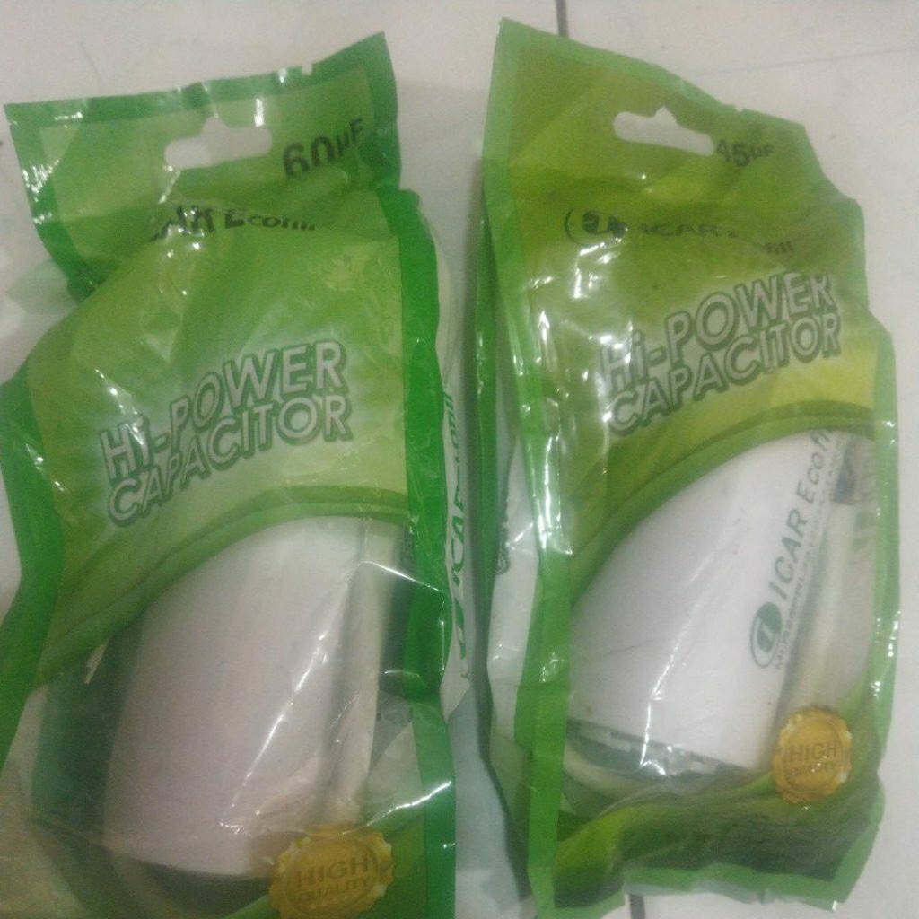 หมวกไอคาร์ 45uf/60uf 450V ตามรูปถ่าย