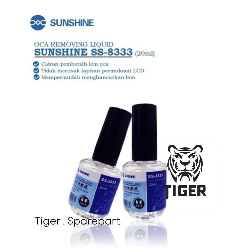 OCA GLUE REMOVER SUNSHINE SS-8333 (20ml) / OCA REMOVING LIQUID RELIFE RL-8333 (20ml) / OCA GLUE