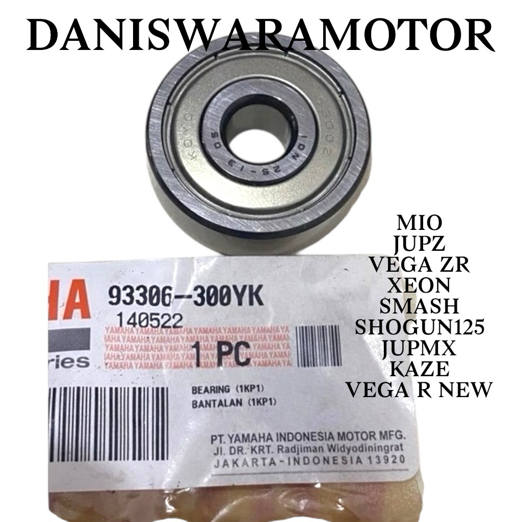 KLAR LAHER BEARING KOYO 6300 Z 93306-300YK YAMAHA YGP