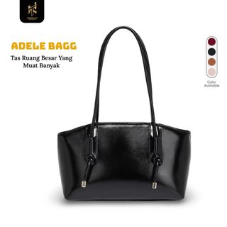 KTI - Shoulder Tote Bag Wanita Kulit PU Tas Selempang Wanita Kuliah Muat Banyak Tas Laptop Terbaru Kekinian model Stylish Bahan Anti Air