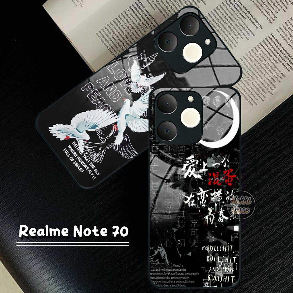 HP Realme Note 70 Softcase - Realme Note 70 Glass Case - เคสโทรศัพท์ Realme Note 70 - Silicon For Re
