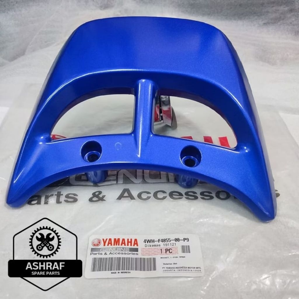 ด้านหลังเหล็กด้านหลังรั้งด้านหลังวงเล็บสีฟ้า Jog อาน Yamaha FI ZR FIZ R F1 ZR F1Z R Original Yamaha 