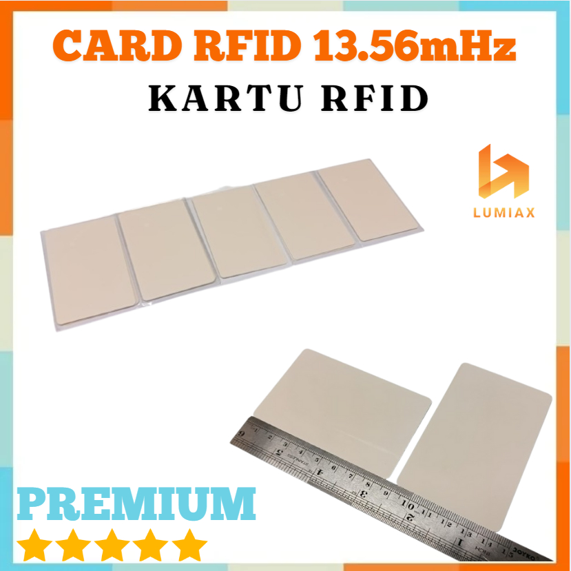 13.56mHz RFID Mifare Card RFID Mifare Card 13.56mHz 1 ชิ้น