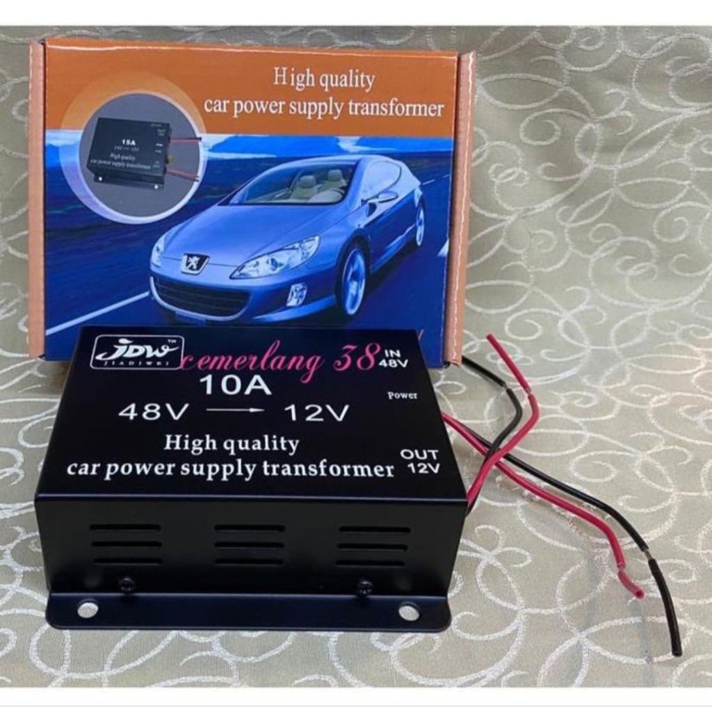 DC-DC Step Down 48V ถึง 12V 10 Ampere JDW ORIGINAL / Step Down DC 48V ถึง 12V 10A JDW