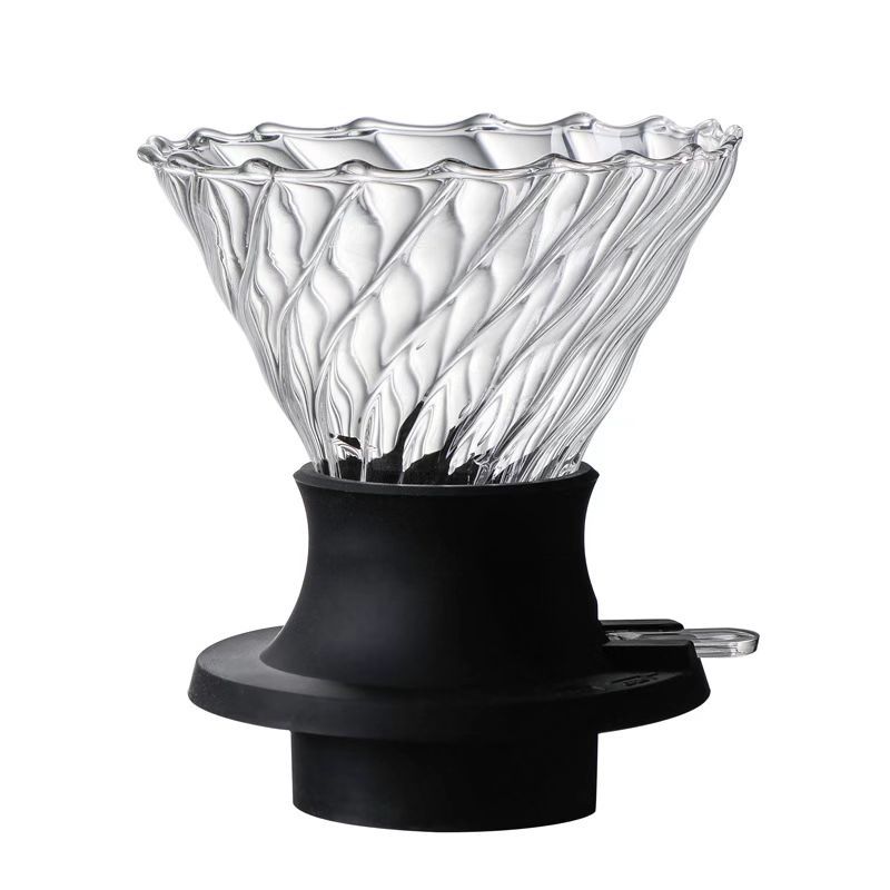 Lynns Coffee - Dripper Glass Immersion Switch V60 / Coffee Filter - V01