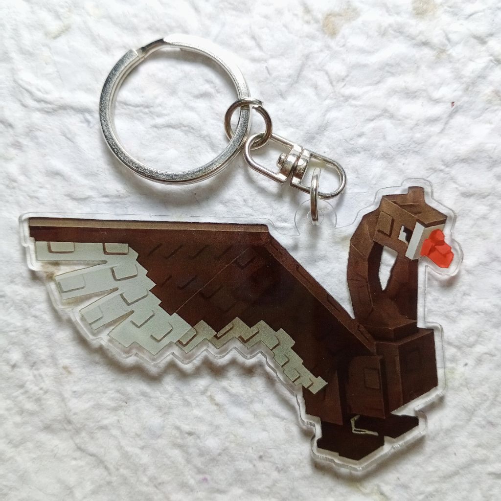 GANTUNGAN BLACK SWAN Grow A Garden พวงกุญแจ Grow A Garden