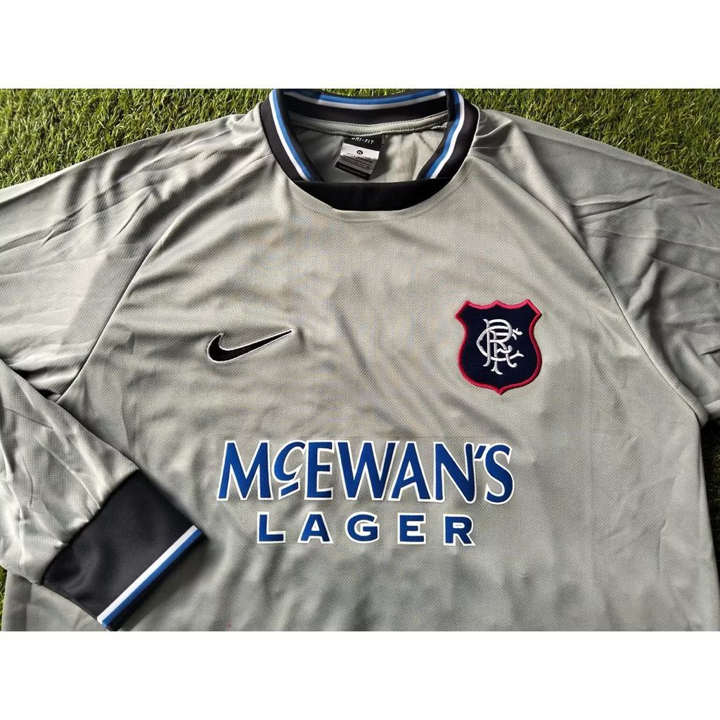 Retro Vintage Classic Glasgow Rangers Longs sleeve Jersey GK 98/99