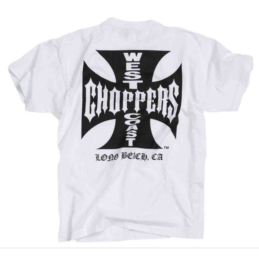 เสื้อยืด WEST COAST CHOPPER สีขาว