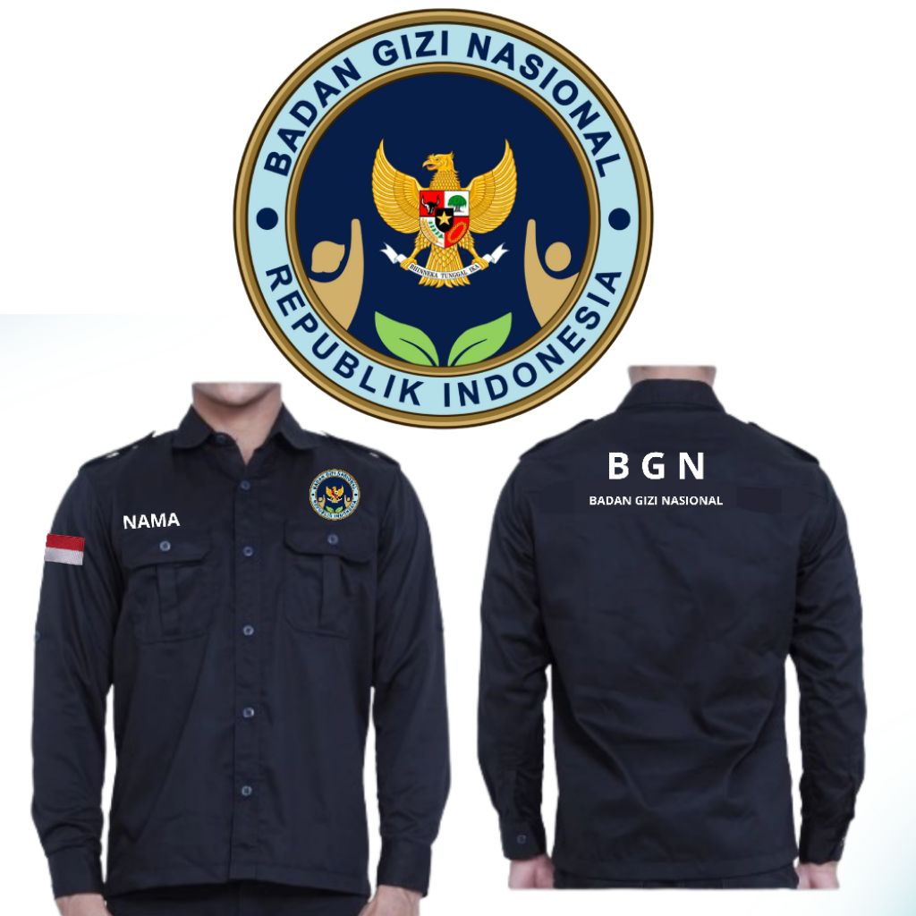 KEMEJA Bgn เสื้อยูนิฟอร์ม/เสื้อ bgn/เสื้อ bgn