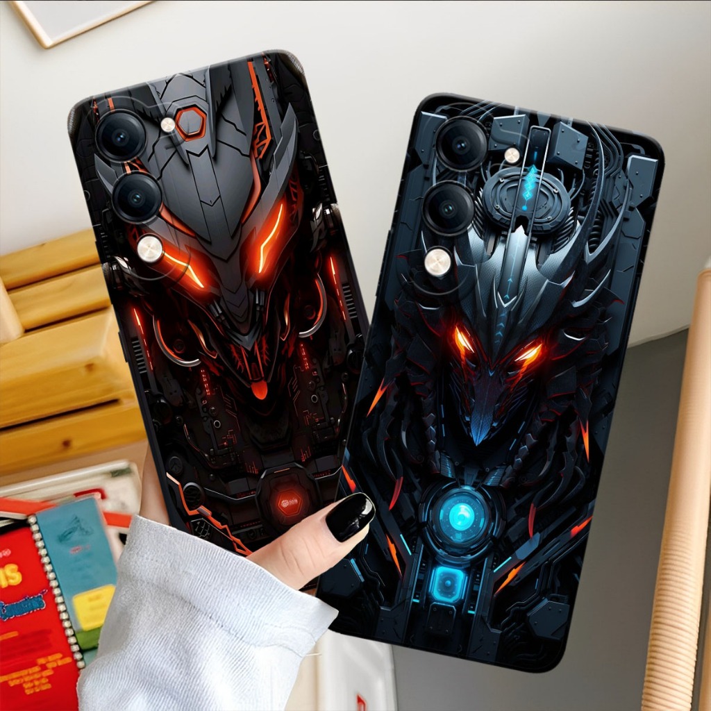 (FA-01) VIVO Y04 4G - Y04S - Y29S NEW 2025 Softcase Procamera Silicon Case motif r0b0t1c Silicon - C