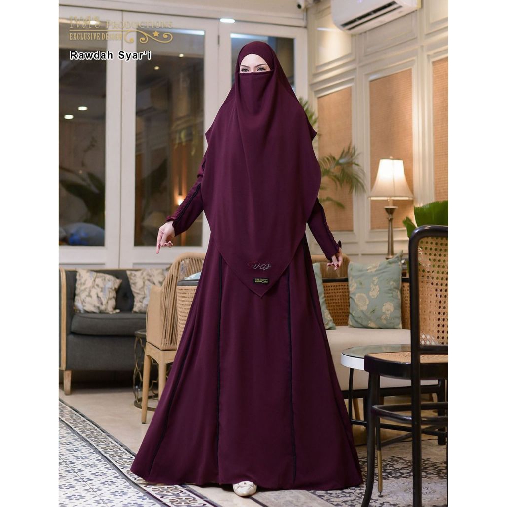 ล่าสุด Syari Gamis Rawdah Syari By Ivas Production / Syari Gamis / หรูหรา Syari Gamis / ที่สวยงาม