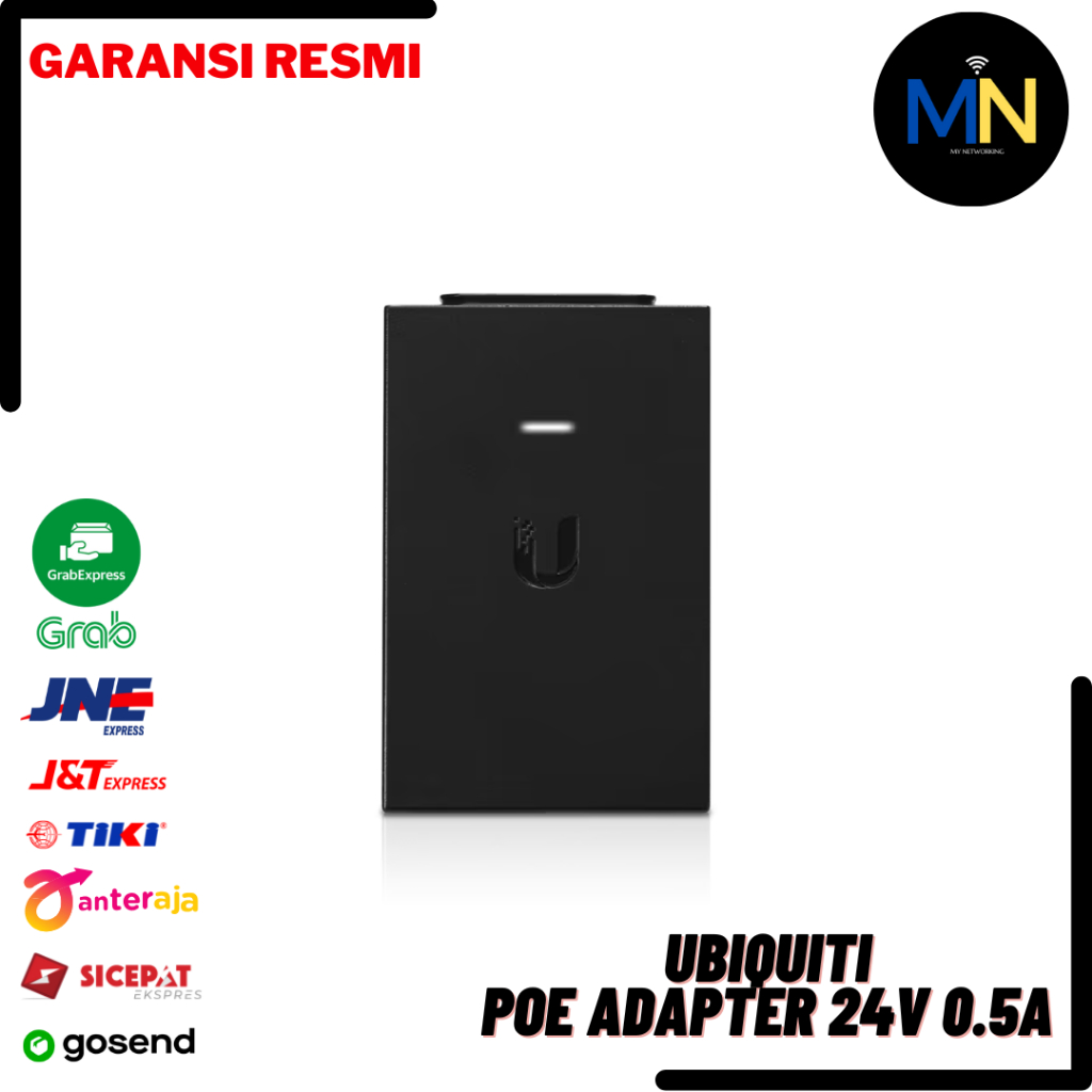 อะแดปเตอร์ Ubiquiti PoE 24V 0.5A Gigabit / UBNT UniFi POE-24-12W