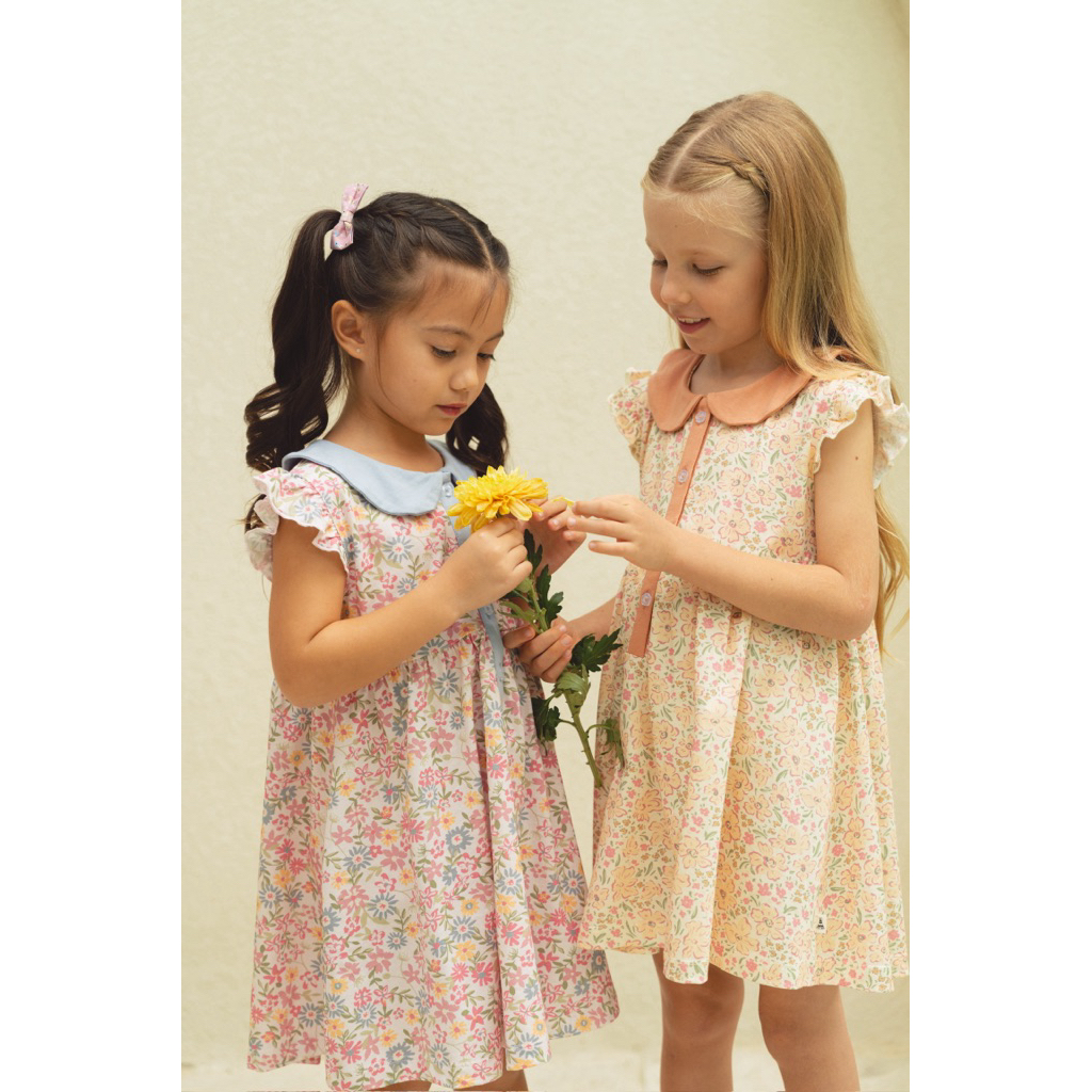 Bohopanna - Ruffle Collar DRESS - CHILDRENS DRESS