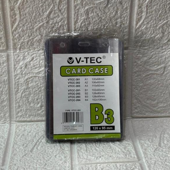 ID Card Plastic / Name Bet / Card Case B3 126 x 95 mm 1 Pack บรรจุ 20 ชิ้น