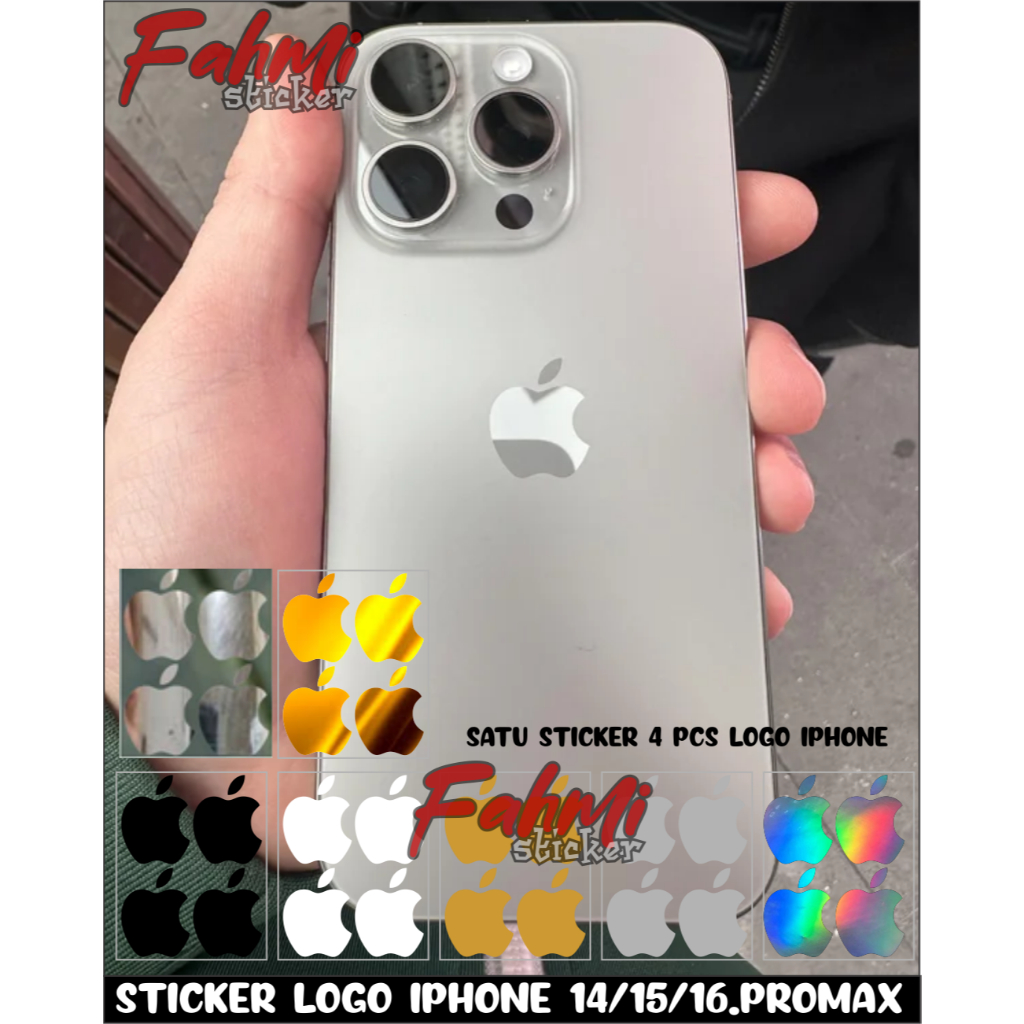 สติ๊กเกอร์โลโก้ Iphone 14/15/16 promax เนื้อหา 4
