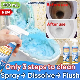 So Easy foam toilet cleaner spray pembersih kerak toilet kamar mandi stainless shower peralatan dapur 2 botol 500ml/ pembersih kerak keramik kamar mandi,alat dapur,kloset,stanlis,toren sower paling ampuh 100% - Glowhome