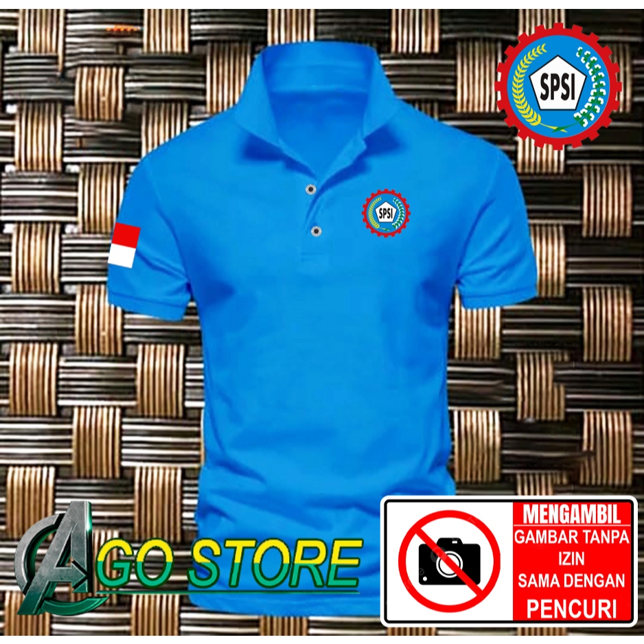 เสื้อยืดคอปก เสื้อยืด SPSI - SERIKAT WORKER THROUGHOUT INDONESIA UNISEX DTF SCREEN PRINTING EGOSTORE