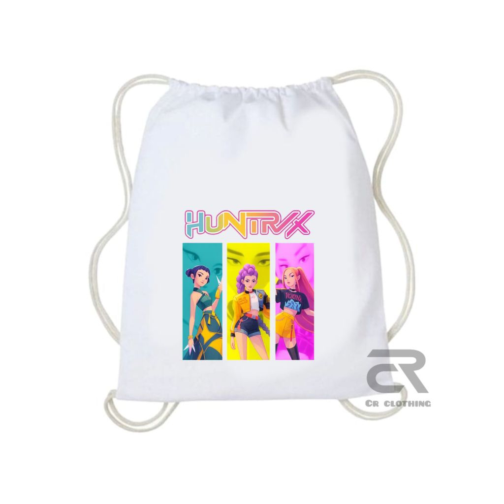 HUNTRIX KPOP DEMON HUNTERS ZOEY MIRA RUMI CHARACTER STRING BAG