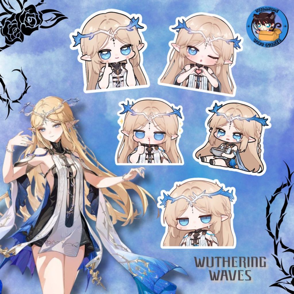GANTUNGAN CARTETHIYA WUTHERING WAVES ACRYLIC KEYCHAIN / PHONE STRAP CARTETHIYA WUTHERING WAVES