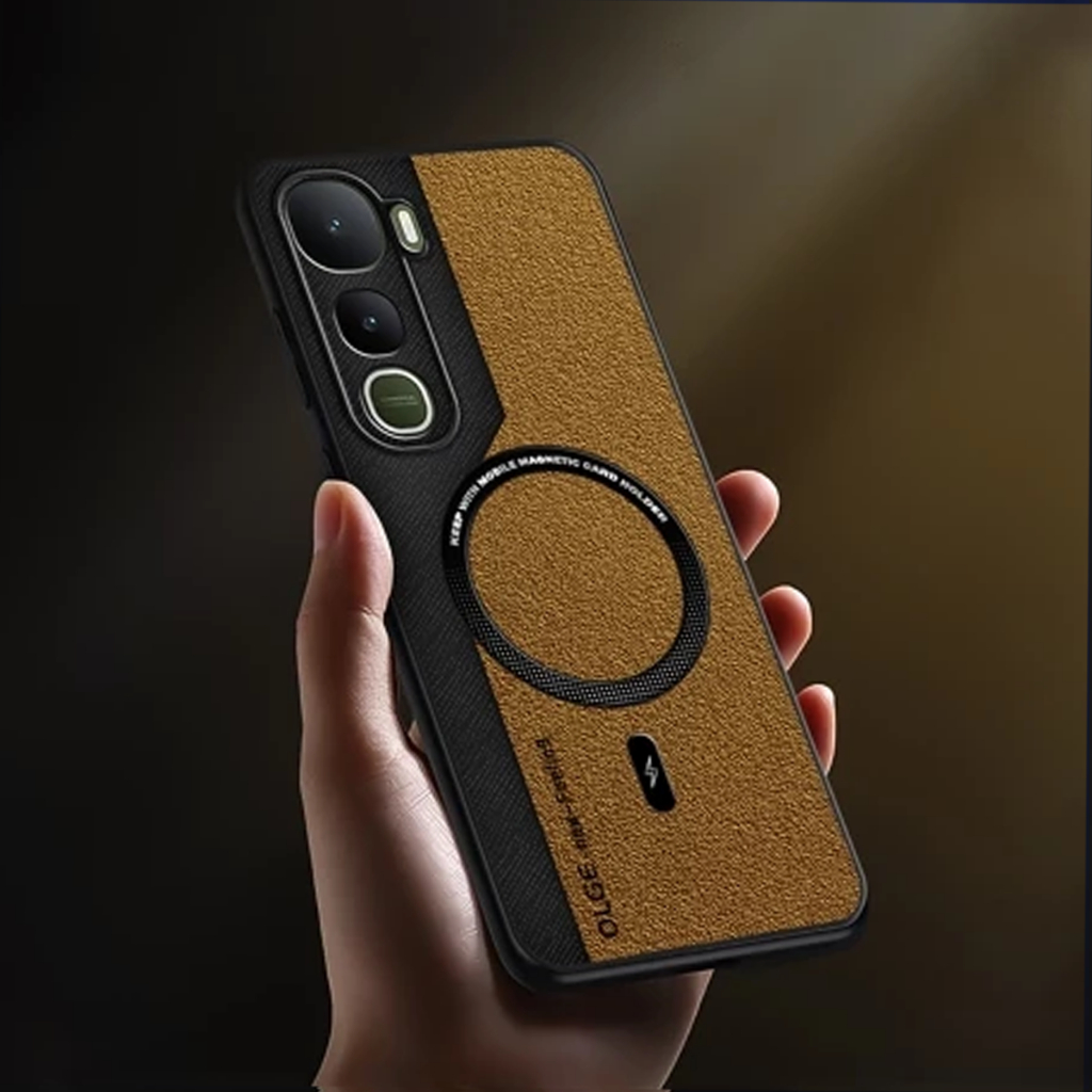 VIVO Y400 Y21D Y31 เคสโทรศัพท์หนังหรูหราทูโทนรวมกัน