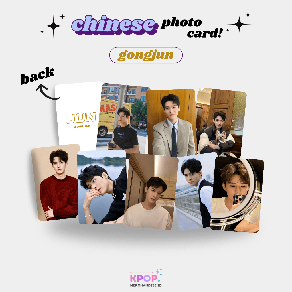GONG JUN PHOTOCARD GONGJUN PHOTOCARD นักแสดงภาษาจีน