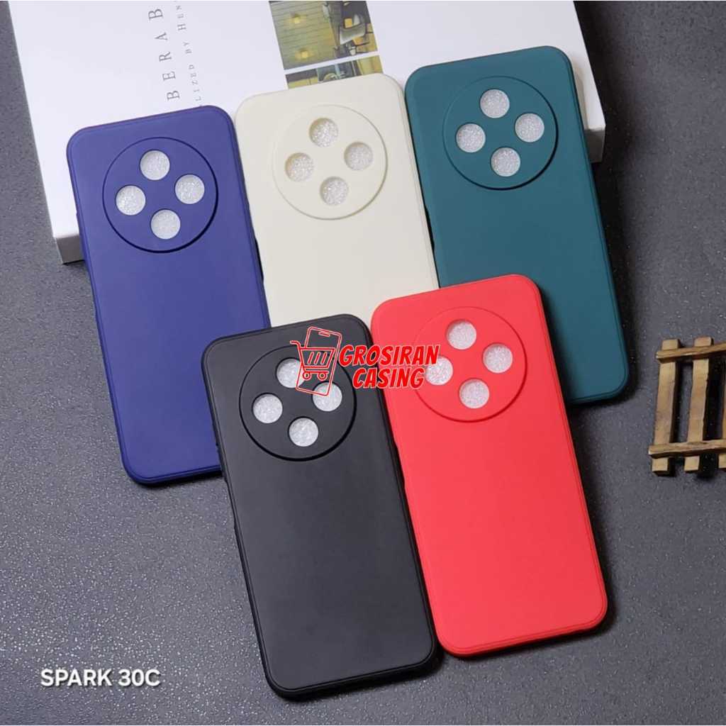 Macaron Square Liquid Case Tecno Spark 30C Tecno Spark 30 Pro