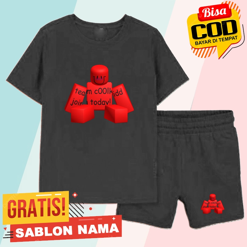 COOLKIDD Forsaken ROBLOX Kids T-Shirt Set / COOLKIDD Forsaken ROBLOX Boys & Girls Dress - พิมพ์ชื่อฟ