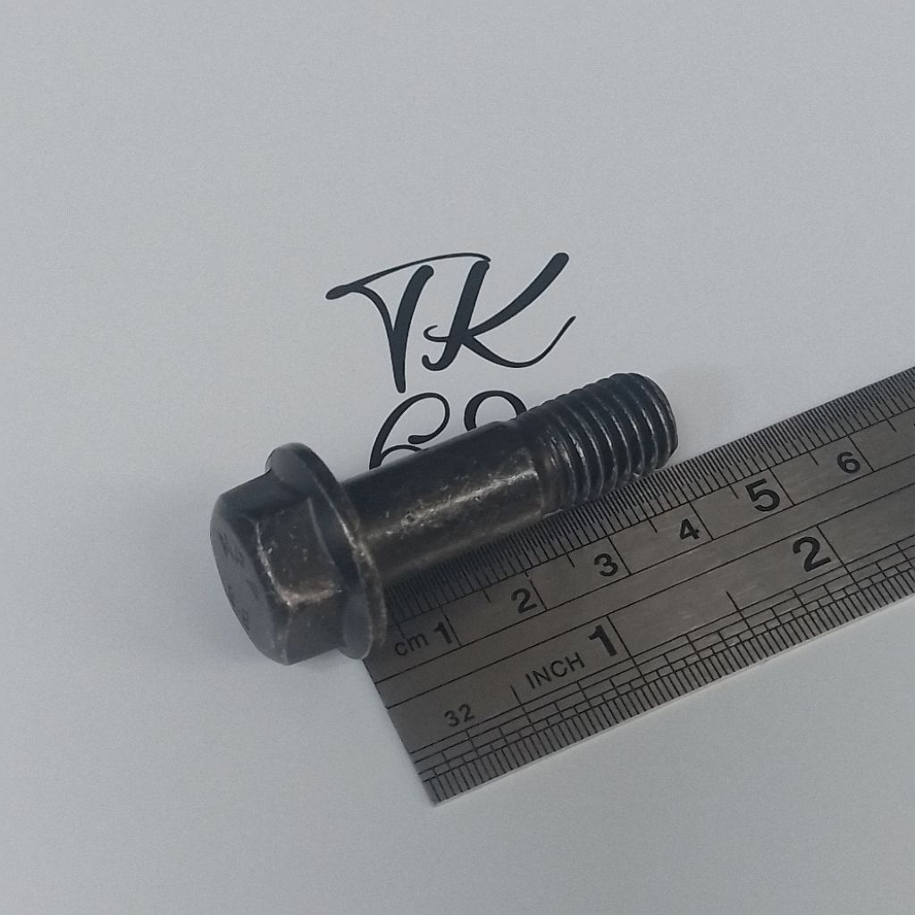 Bolt m 12x40 เหล็ก 8.8 หน้าแปลน bolt m12 pitch 175