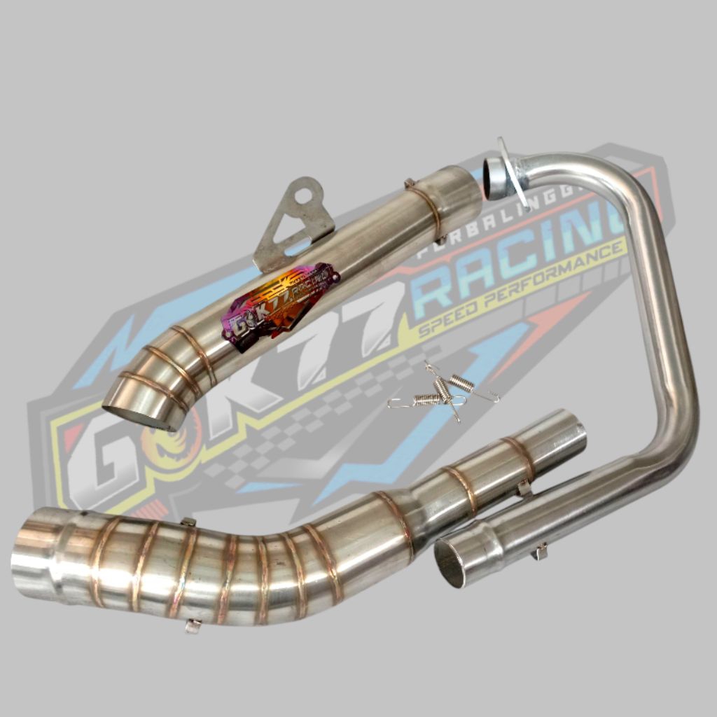 ไอเสีย 1 ชุด Gaok77 ท่อข้อศอกสแตนเลสเข้า 51 มม.ท่อไอเสียท่อไอเสียเปิด tmx 125 155 tmx 150 pinoy 125 