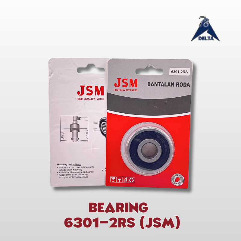 BEARING 6301-2RS JSM [RETAIL]- BEARING / BEARING / KLAKER 6301 2RS