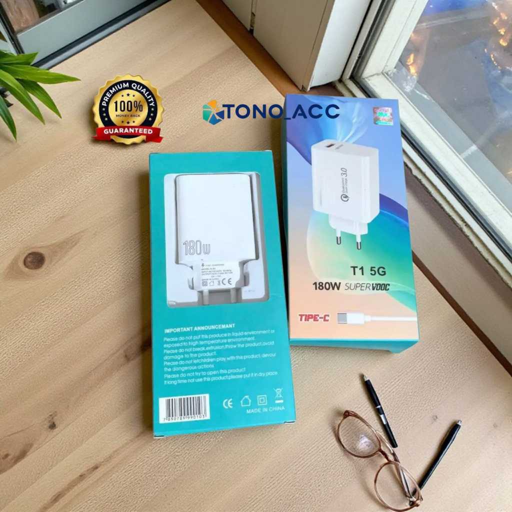Vivo 180W T1 5G Super Fast Charger เครื่องชาร์จ Micro และ Type C / Vivo 180W