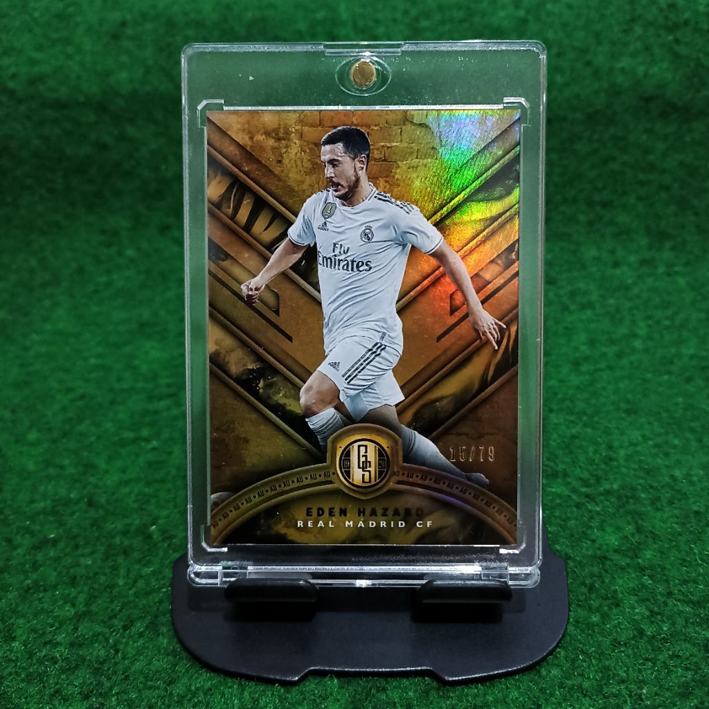 EDEN HAZARD 15/79 REAL MADRID PANINI GOLD STANDARD FOOTBALL CARD 2019/20