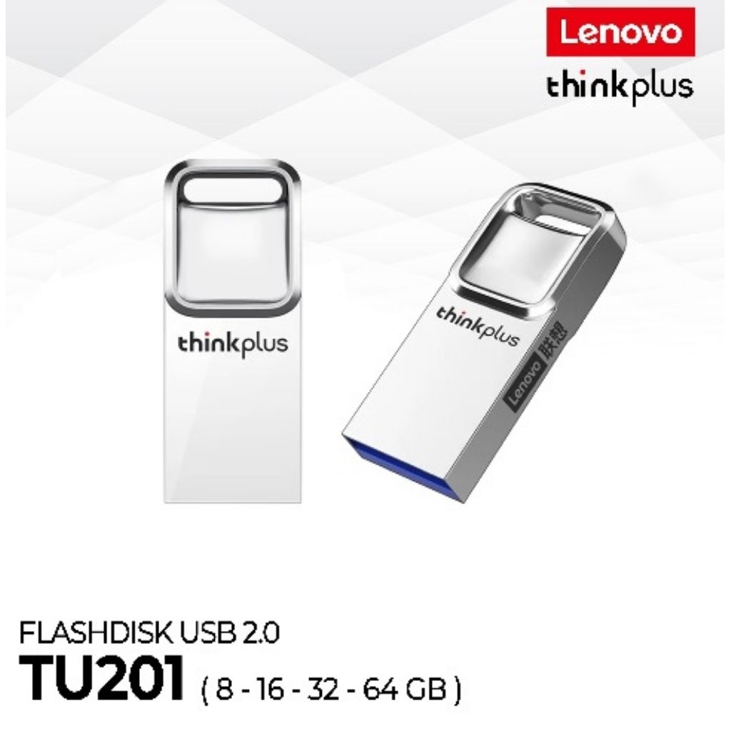Lenovo Thinkplus TU201 Usb 2.0 Flashdisk 8gb/16gb/32gb/64gb Ori