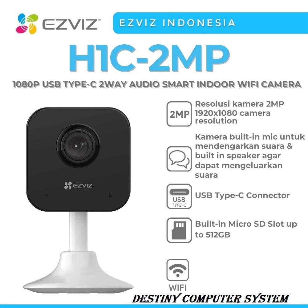 กล้องไร้สาย Ezviz H1C 2MP
