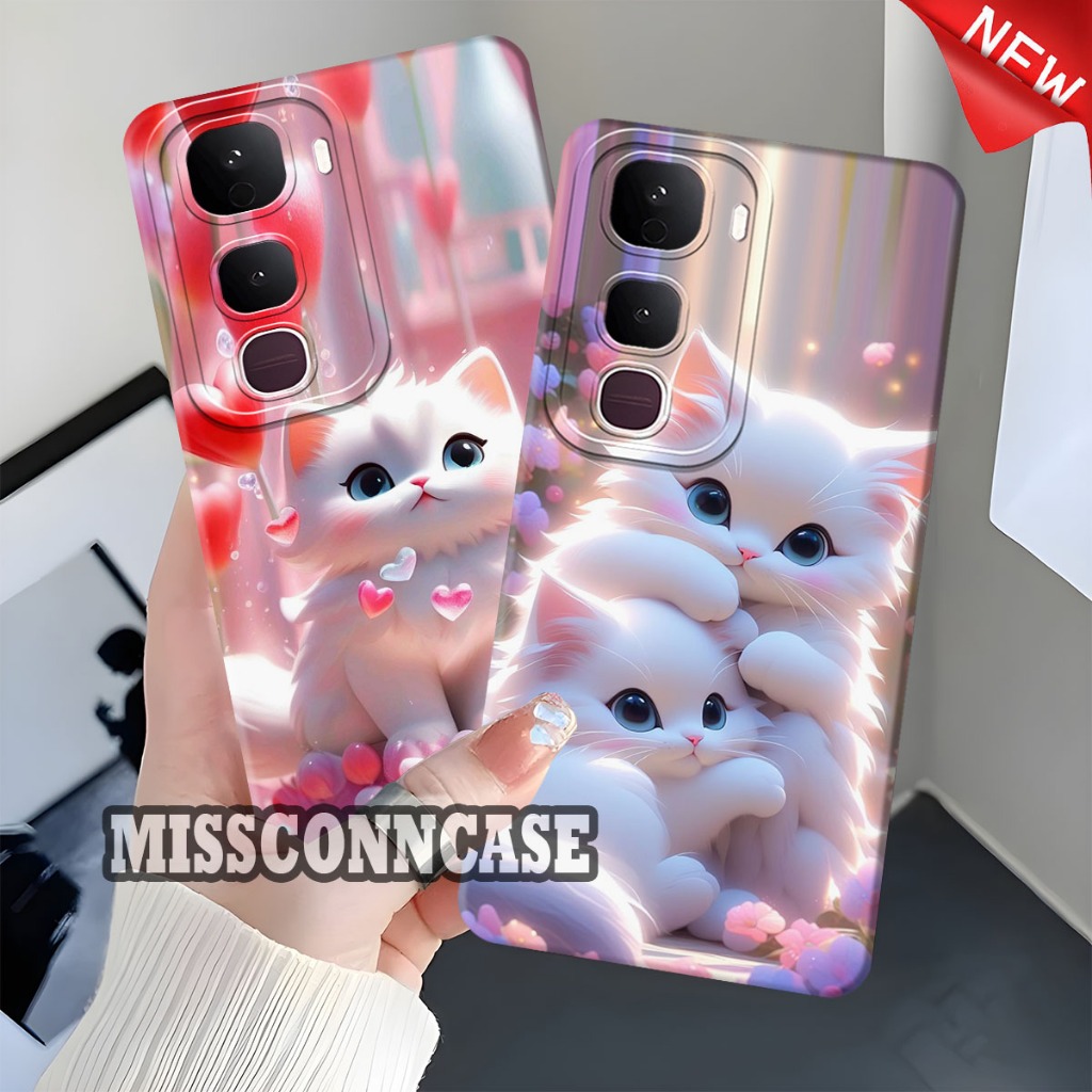 เคส HP สําหรับ VIVO Y400 4G/5G - VIVO Y04S - VIVO Y04 - VIVO Y29 4G/5G Softcase Cute Pet Motif - เคส