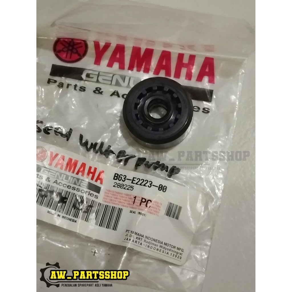 AEROX LEXI NMAX B63 ซีลปั๊มน้ํา ORIGINAL YAMAHA RADIATOR SEAL