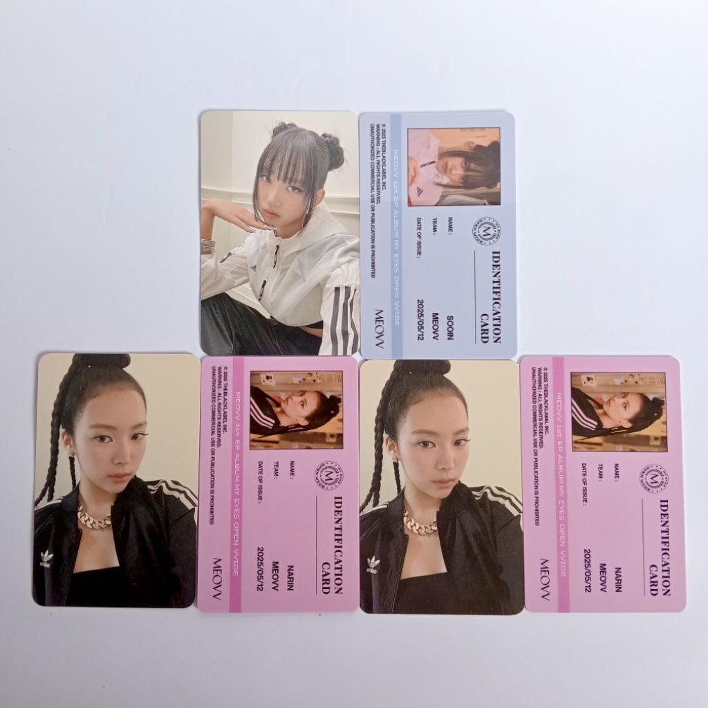 Sharing MD Meov บัตรนักเรียน - Photocard Meov Suin Gawon Anna Narin Ella